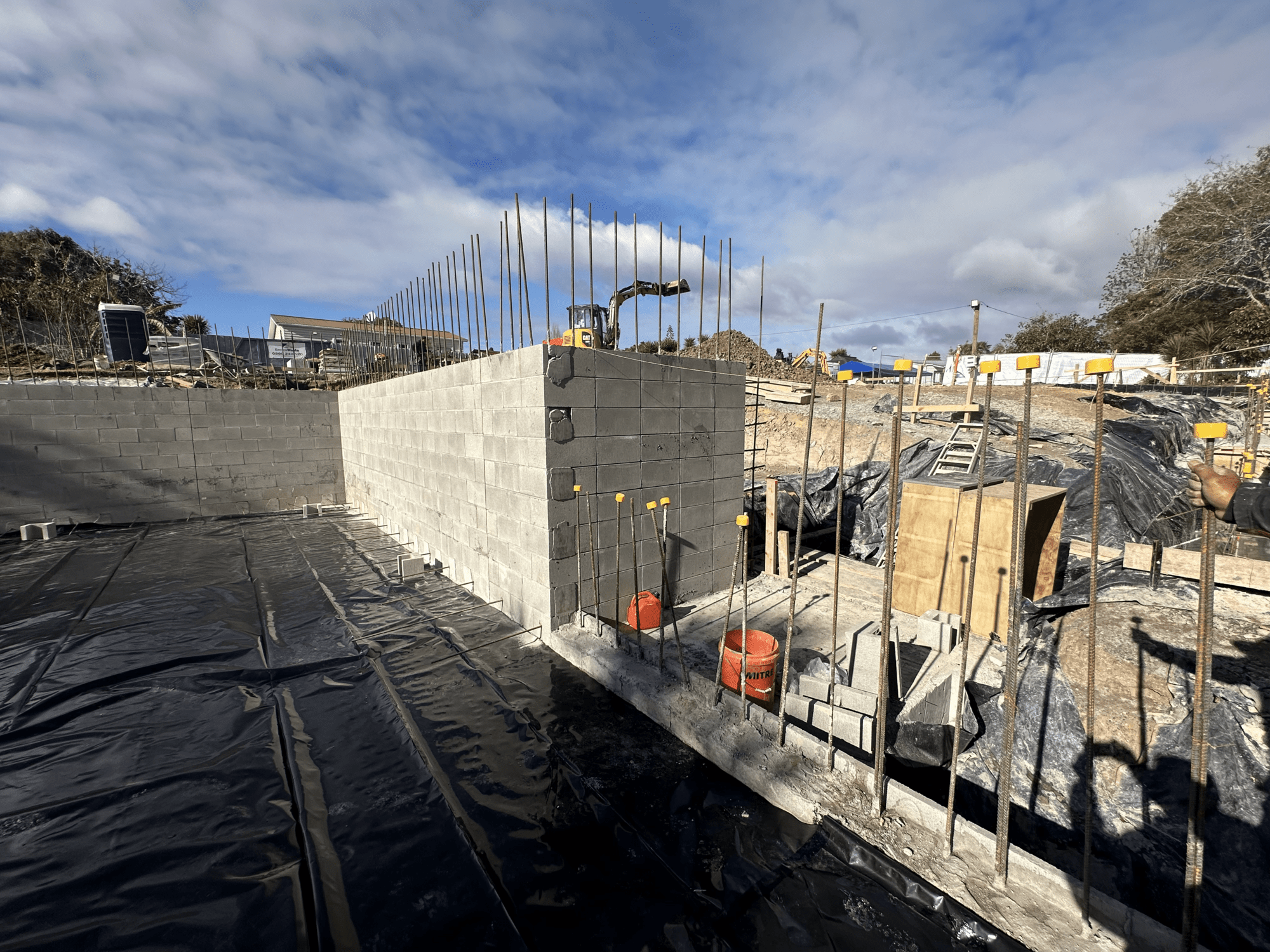 Home build in progress