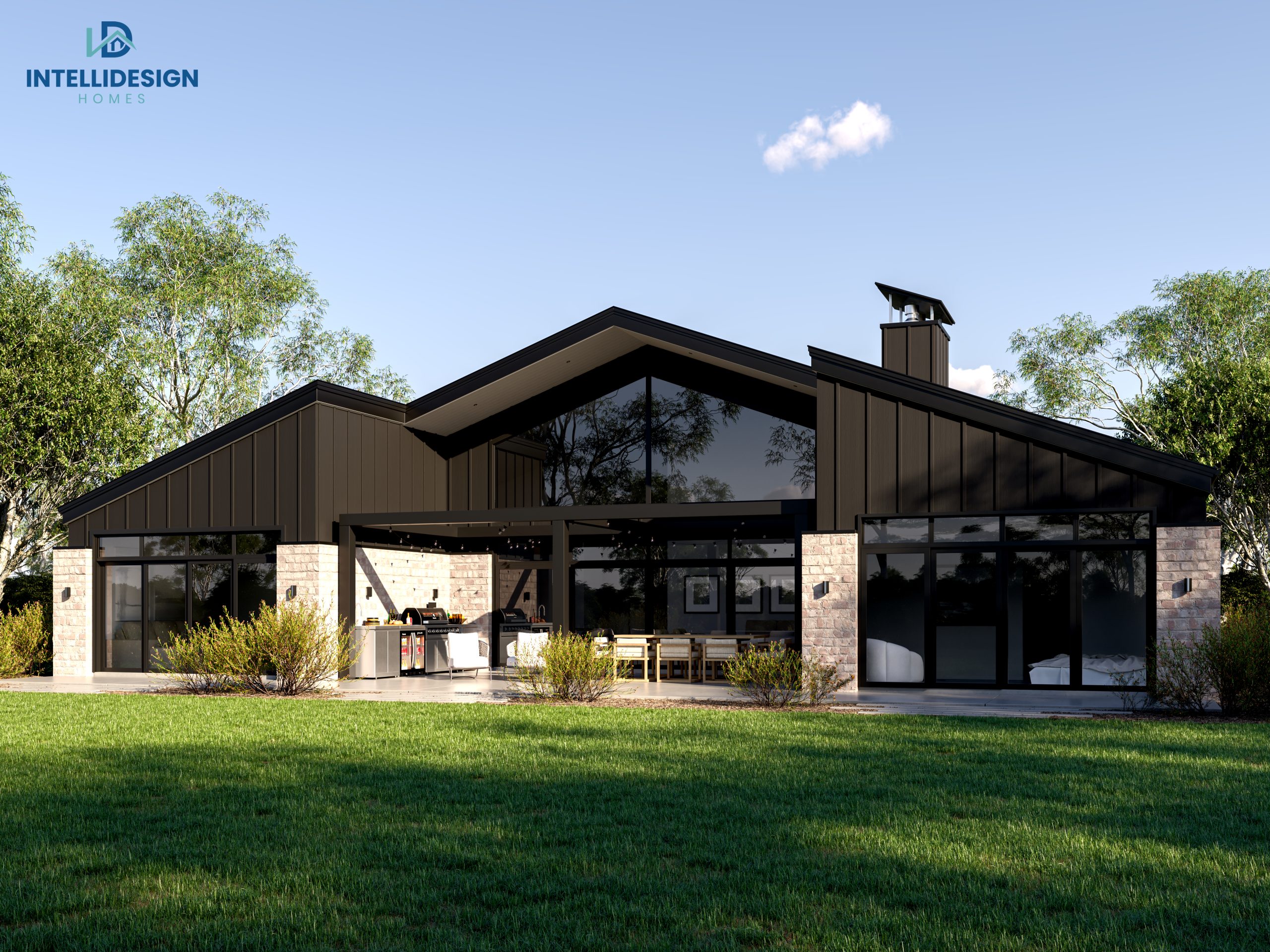 Mosaic house plan artist impression